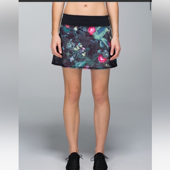 Lululemon Pace Setter Skirt Curious Jungle Multi - Picture 4 of 5